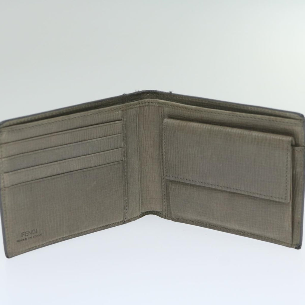 FENDI Zucca Canvas Wallet Grayam5394