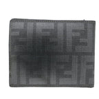 FENDI Zucca Canvas Wallet Grayam5394