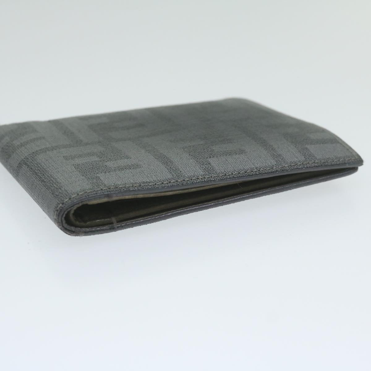 FENDI Zucca Canvas Wallet Grayam5394
