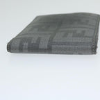 FENDI Zucca Canvas Wallet Grayam5394