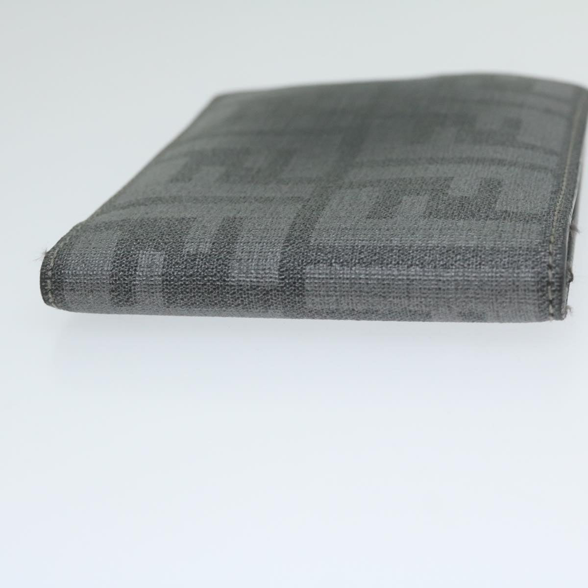 FENDI Zucca Canvas Wallet Grayam5394