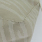 FENDI Hand Bag Canvas Beigeam5396