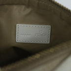 FENDI Hand Bag Canvas Beigeam5396