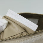 FENDI Hand Bag Canvas Beigeam5396
