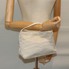 FENDI Hand Bag Canvas Beigeam5396