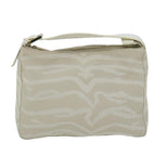 FENDI Hand Bag Canvas Beigeam5396