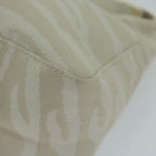 FENDI Hand Bag Canvas Beigeam5396
