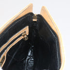 FENDI Zucca Canvas Shoulder Bag Black Brownam5406