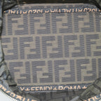 FENDI Zucca Canvas Vanity Cosmetic Pouch Brownam5439