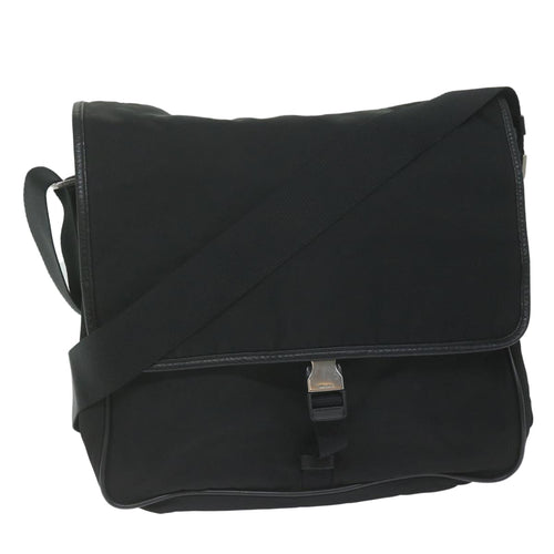 PRADA Shoulder Bag Nylon Black  am5455