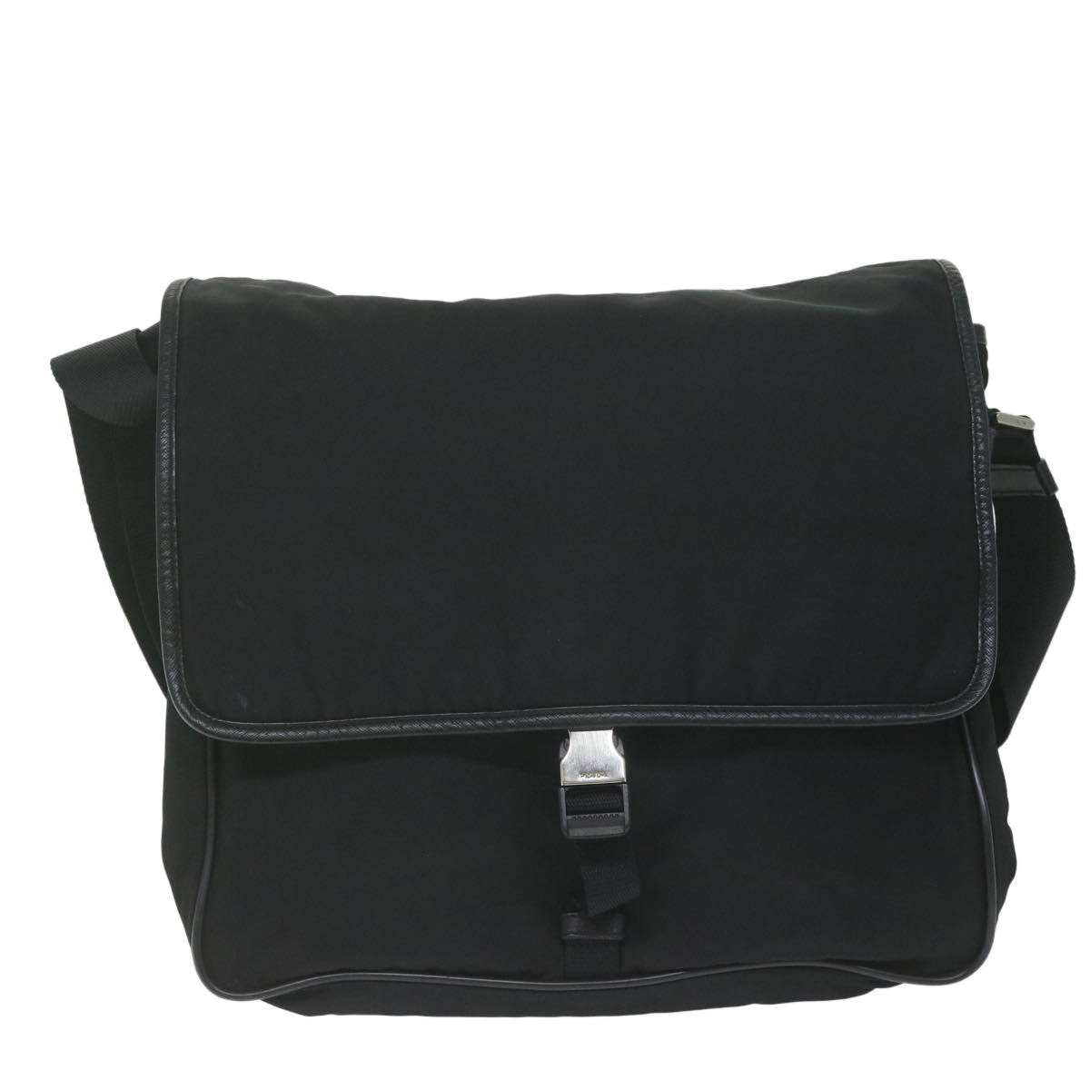 PRADA Shoulder Bag Nylon Black  am5455