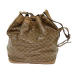 CELINE Macadam Canvas clutch Shoulder Bag Coated Canvas 2Set Beige  am5464