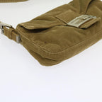 FENDI Mamma Baguette Shoulder Bag Corduroy Brown 2220 26424 009am5474
