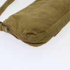 FENDI Mamma Baguette Shoulder Bag Corduroy Brown 2220 26424 009am5474
