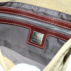 FENDI Mamma Baguette Shoulder Bag Corduroy Brown 2220 26424 009am5474