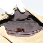 FENDI Mamma Baguette Shoulder Bag Corduroy Brown 2220 26424 009am5474