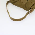 FENDI Mamma Baguette Shoulder Bag Corduroy Brown 2220 26424 009am5474