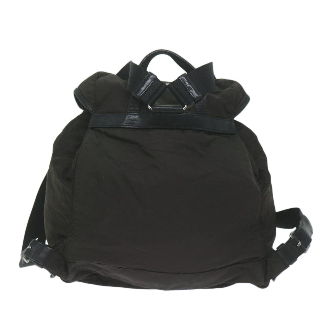PRADA Backpack Nylon Brown  am5476