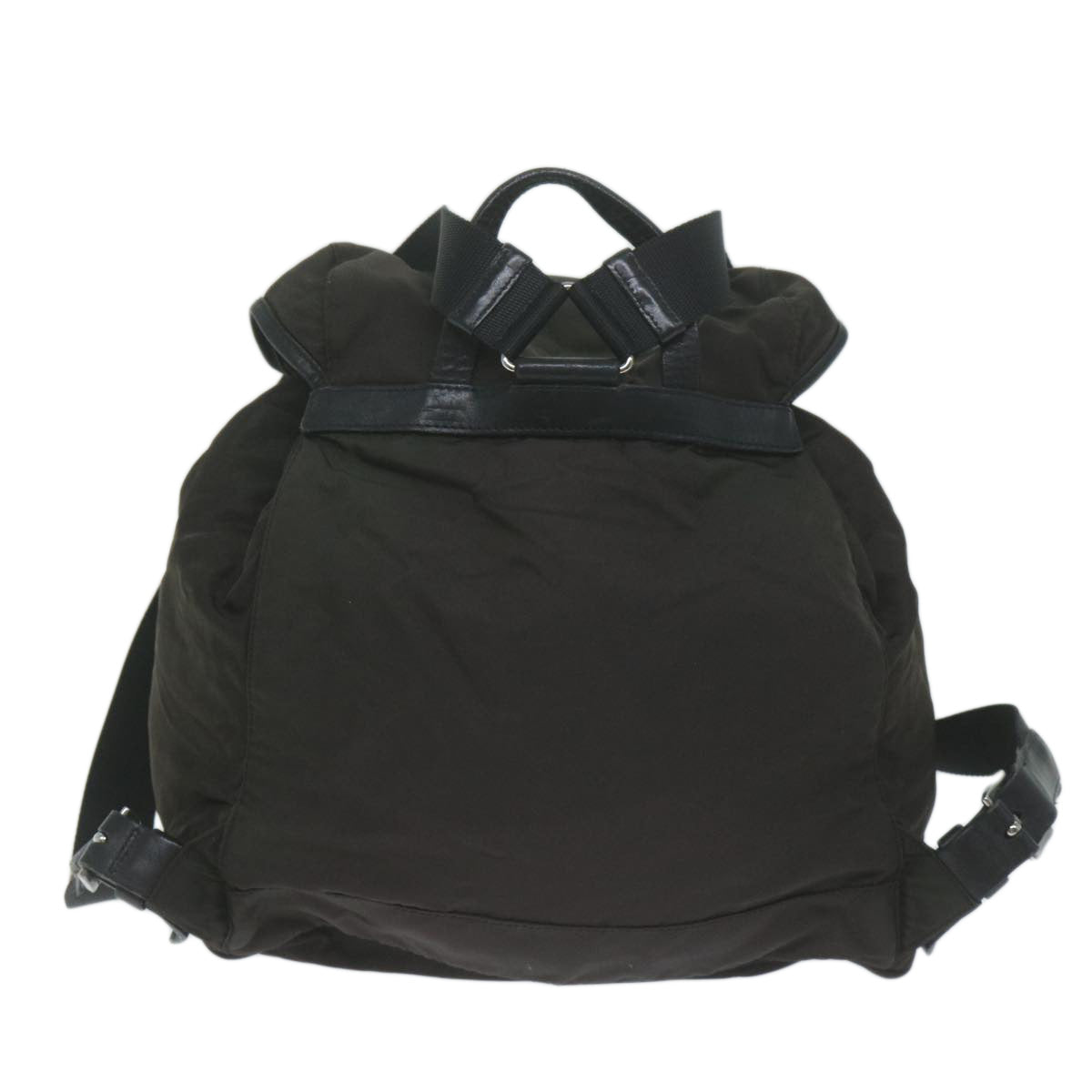 PRADA Backpack Nylon Brown  am5476