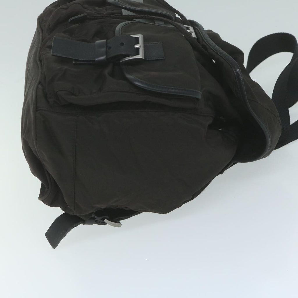 PRADA Backpack Nylon Brown  am5476