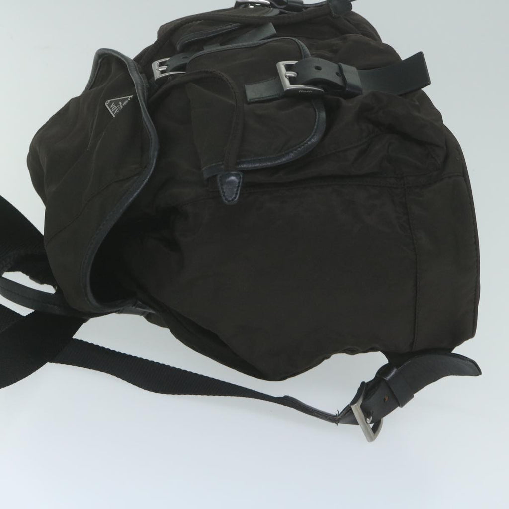PRADA Backpack Nylon Brown  am5476