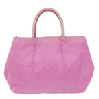 PRADA Hand Bag Nylon Pink  am5486