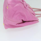 PRADA Hand Bag Nylon Pink  am5486