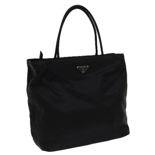 PRADA Hand Bag Nylon Black  am5491