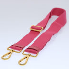PRADA Adjustable Shoulder Strap Canvas 24.4""-43.7"" Pink  am5504