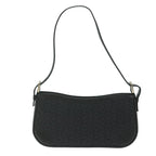CELINE C Macadam Canvas Shoulder Bag Black  am5538