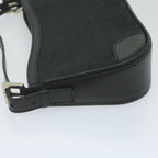 CELINE C Macadam Canvas Shoulder Bag Black  am5538