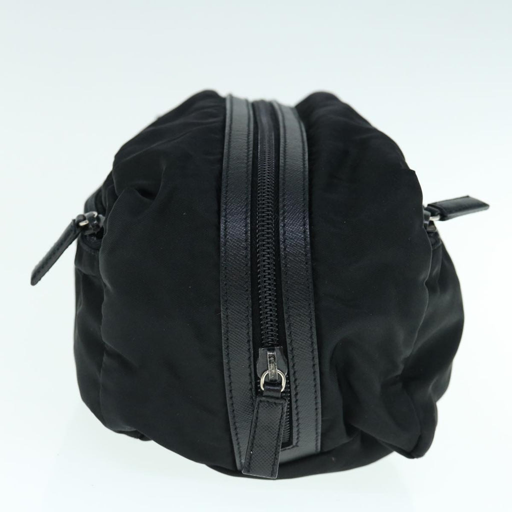 PRADA Clutch Bag Nylon Black  am5577
