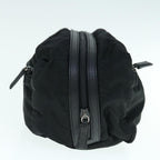 PRADA Clutch Bag Nylon Black  am5577
