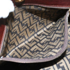 FENDI Zucca Canvas Tote Bag Black Brownam5618