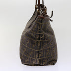 FENDI Zucca Canvas Tote Bag Black Brownam5618