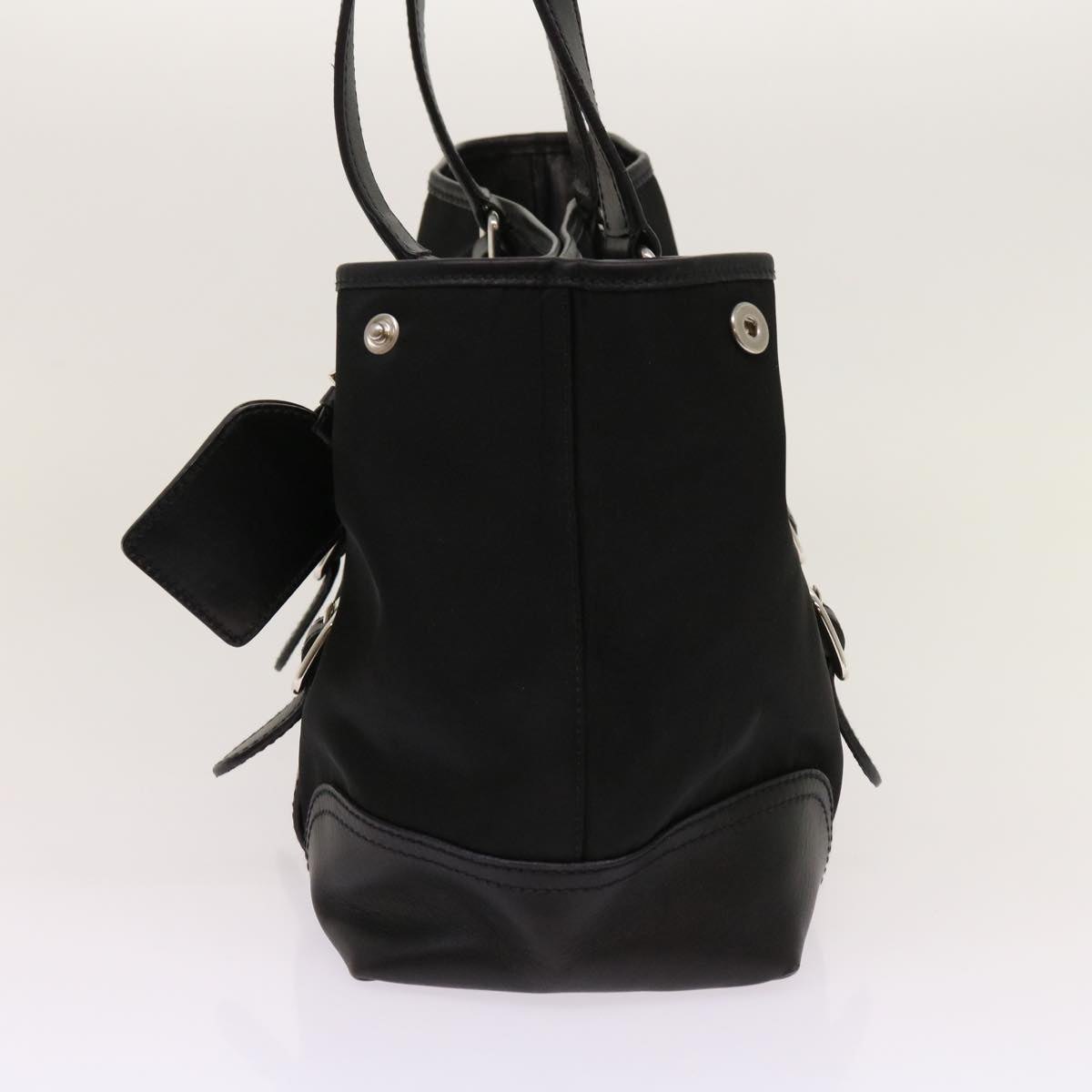PRADA Tote Bag Nylon Black  am5619