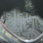 FENDI Zucca Canvas Hand Bag Black Brownam5632