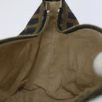 FENDI Zucca Canvas Mini Hand Bag Black Brownam5640