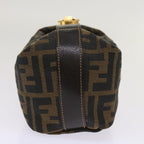 FENDI Zucca Canvas Mini Hand Bag Black Brownam5640