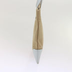 PRADA Hand Bag Canvas Beige  am5651