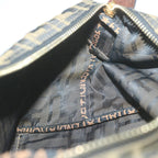 FENDI Zucca Canvas Hand Bag Black Brownam5701