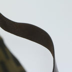 FENDI Zucca Canvas Hand Bag Black Brownam5701