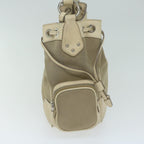 PRADA Shoulder Bag Canvas Beige  am5742