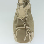 PRADA Shoulder Bag Canvas Beige  am5742