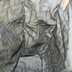 FENDI Zucca Canvas Hand Bag Black Brownam5749