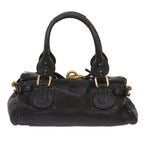 Chloe Paddington Shoulder Bag Leather Black 03 09 51 5276 am5750