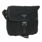 PRADA Shoulder Bag Nylon Black  am5761
