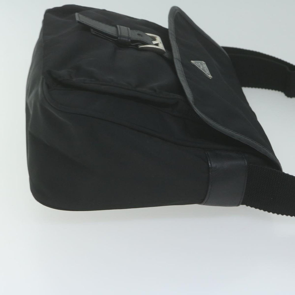 PRADA Shoulder Bag Nylon Black  am5761