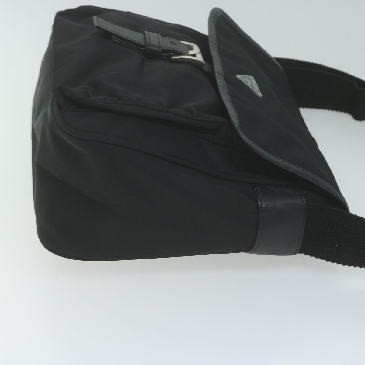 PRADA Shoulder Bag Nylon Black  am5761