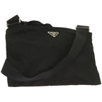 PRADA Shoulder Bag Nylon Black  am5780